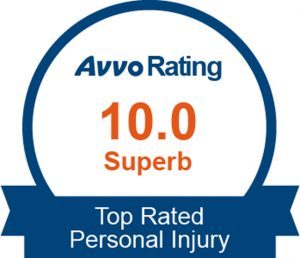 Avvo Rating - 10/10 Superb, Top Rated Personal Injury