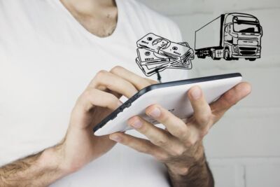 Graphical representation on a table regarding truck accident compensation